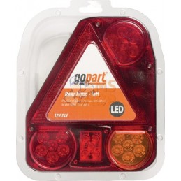 Feu arrière LED rectangle gauche câblé | GOPART Feu arrière LED rectangle gauche câblé | GOPARTPR#777255