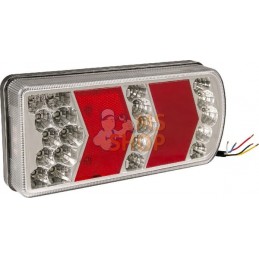 Feu arrière LED rectangle gauche câblé | GOPART Feu arrière LED rectangle gauche câblé | GOPARTPR#777256