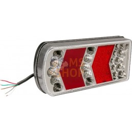 Feu arrière LED rectangle droit câblé | GOPART Feu arrière LED rectangle droit câblé | GOPARTPR#777295