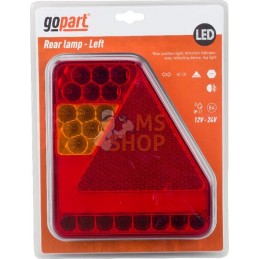 Feu arrière LED rectangle gauche câblé | GOPART Feu arrière LED rectangle gauche câblé | GOPARTPR#777296