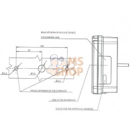 Feu arrière rectangle gauche - UK | GOPART Feu arrière rectangle gauche - UK | GOPARTPR#777313