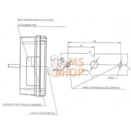 Feu arrière rectangle droit - UK | GOPART Feu arrière rectangle droit - UK | GOPARTPR#777312