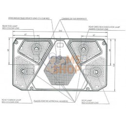 Feu arrière rectangle droit - UK | GOPART Feu arrière rectangle droit - UK | GOPARTPR#777312