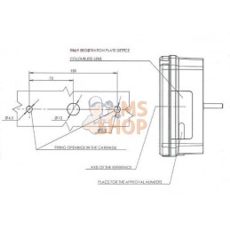 Feu arrière rectangle gauche 242x134mm | GOPART Feu arrière rectangle gauche 242x134mm | GOPARTPR#777267