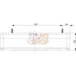 Feu arrière rectangle gauche câble | GOPART Feu arrière rectangle gauche câble | GOPARTPR#777268