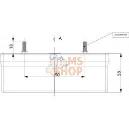 Feu arrière rectangle universel câblé | GOPART Feu arrière rectangle universel câblé | GOPARTPR#777314