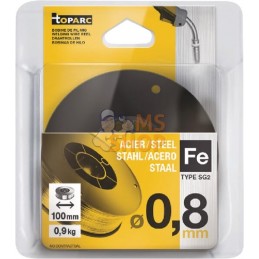 Fil à souder SG2 0,8mm 0,9kg | GYS Fil à souder SG2 0,8mm 0,9kg | GYSPR#510093