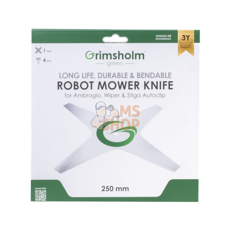 Lame robot 4 dents Stiga 25cm | GRIMSHOLM Lame robot 4 dents Stiga 25cm | GRIMSHOLMPR#1089659 Lame robot 4 dents Stiga 25cm | GRIMSHOLM Lame robot 4 dents Stiga 25cm | GRIMSHOLMPR#1089659