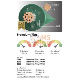 Câble Premium+  ø3,45mm - 200m | GRIMSHOLM Câble Premium+  ø3,45mm - 200m | GRIMSHOLMPR#1089675