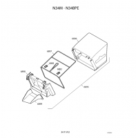 Pièces détachées PANIER TONDEUSE N34BPE OUTILS WOLF