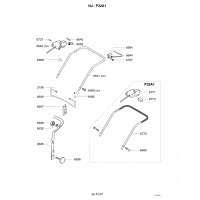 Pièces détachées GUIDON-ELEMENT DE COMMANDE NJ OUTILS WOLF