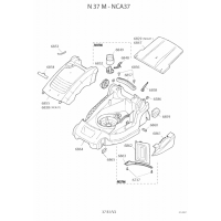 Pièces détachées CARCASSE NCA37 OUTILS WOLF - MSSHOP