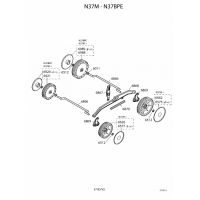 Pièces détachées ROUES-HAUTEUR DE COUPE NCA37 OUTILS WOLF