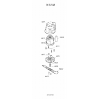 Pièces détachées MOTEUR NCA37 OUTILS WOLF - MSSHOP