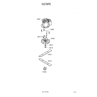 Pièces détachées MOTEUR-LAME N37M OUTILS WOLF - MSSHOP