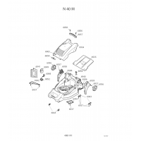 Pièces détachées CARCASSE N40M OUTILS WOLF - MSSHOP