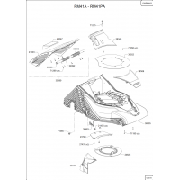 Pièces détachées CARCASSE-INSERT MULCHING  RM41A  - MSSHOP