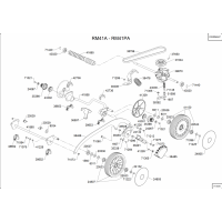 Pièces détachées TRANSMISSION-ROUES-HAUTEUR DE COUPE  RM41A  - MSSHOP