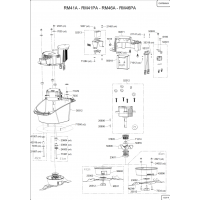 Pièces détachées MOTEUR ELECTRIQUE-LAME  RM41A  - MSSHOP