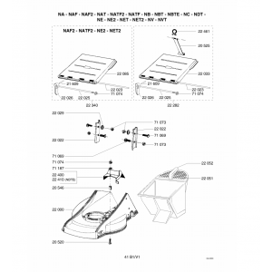 Pièces détachées CARCASSE OUTILS WOLF - MSSHOP