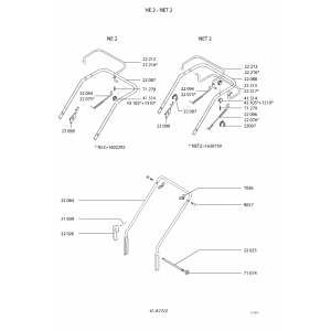 Pièces détachées GUIDON NET2 OUTILS WOLF - MSSHOP