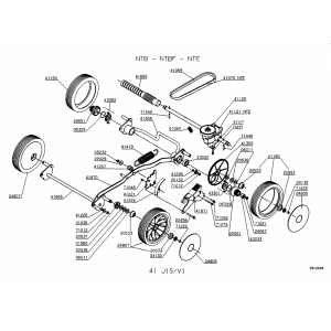 Pièces détachées ROUES-HAUTEUR DE COUPE OUTILS WOLF - MSSHOP