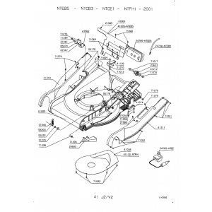 Pièces détachées CARCASSE Tondeuse NTFK1 OUTILS WOLF - MSSHOP