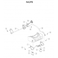 Pièces détachées ROUES-HAUTEUR DE COUPE Tondeuse 42cm N42PB OUTILS WOLF - MSSHOP