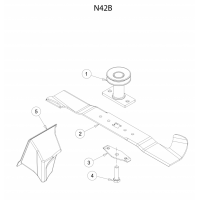 Pièces détachées MOTEUR Tondeuse 42cm N42B OUTILS WOLF - MSSHOP