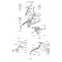 Pièces détachées GUIDON 2 PF OUTILS WOLF - MSSHOP
