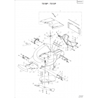 Pièce détachée CARCASSE-LAME TONDEUSE T51BP OUTILS WOLF MSSHOP