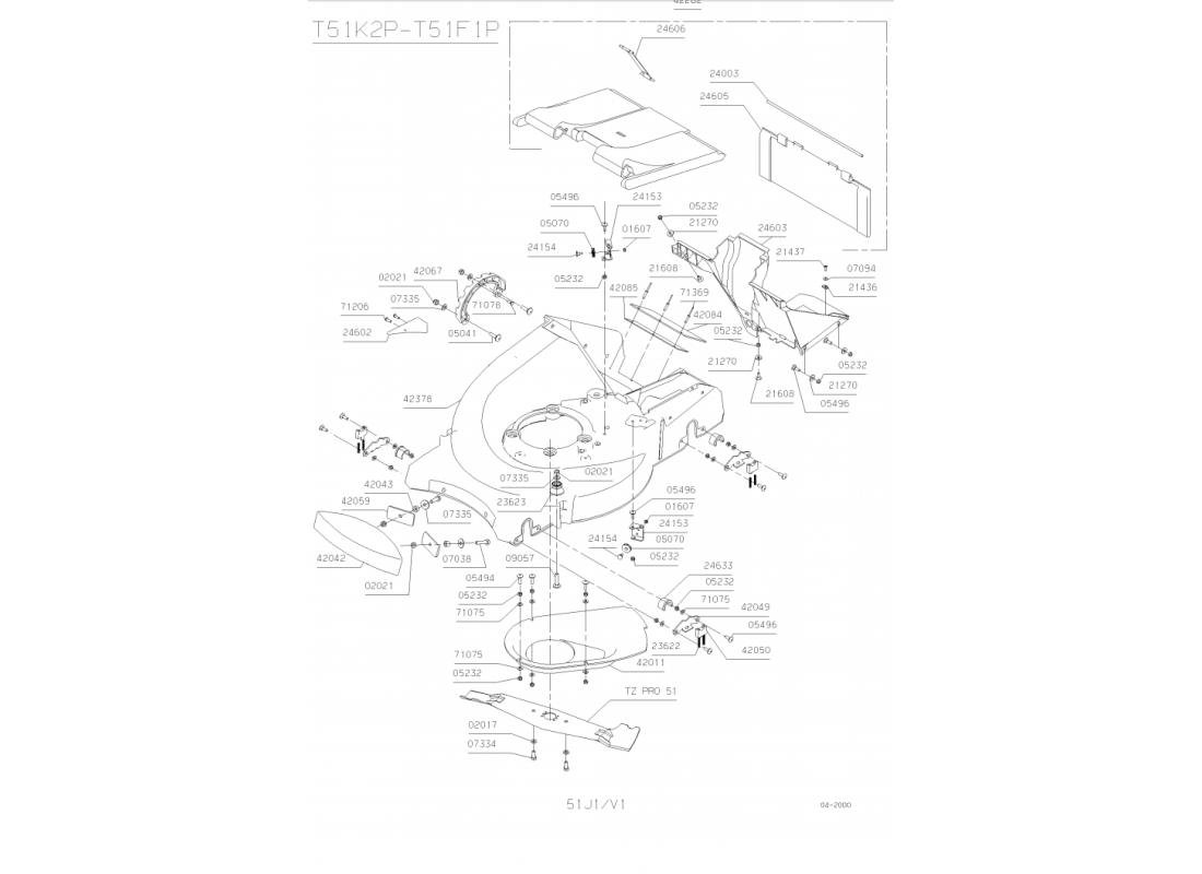 2 - CARCASSE | T51F1P