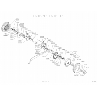 Pièce détachée ROUES-HAUTEUR DE COUPE OUTILS WOLF MSSHOP