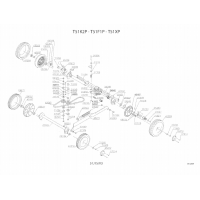 Pièces détachées ROUES-HAUTEUR DE COUPE T51XP OUTILS WOLF MSSHOP