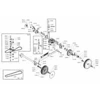 Pièce détachée ROUES-HAUTEUR DE COUPE TAH OUTILS WOLF MSSHOP