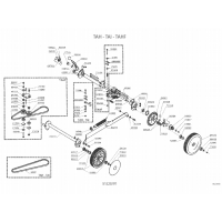 Pièce détachée ROUES-HAUTEUR DE COUPE TAI OUTILS WOLF MSSHOP