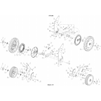 Pièces détachées CARTER-ROUES-HAUTEUR DE COUPE RT53K OUTILS WOLF - MSSHOP