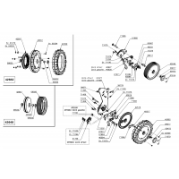 Pièces détachées ROUES-HAUTEUR DE COUPE RT53K3 OUTILS WOLF - MSSHOP