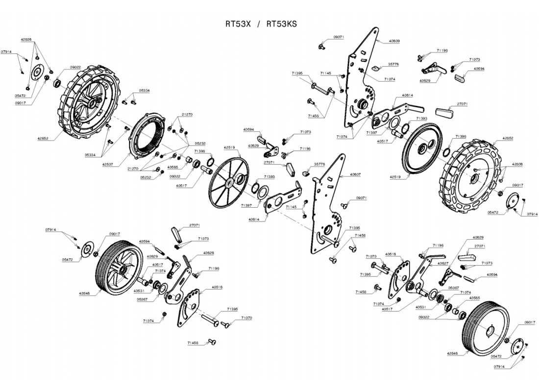 3 - CARTER-ROUES-HAUTEUR DE COUPE | RT53KS