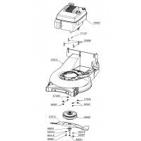 Pièces MONTAGE MOTEUR-LAME RT53KS OUTILS WOLF - MSSHOP