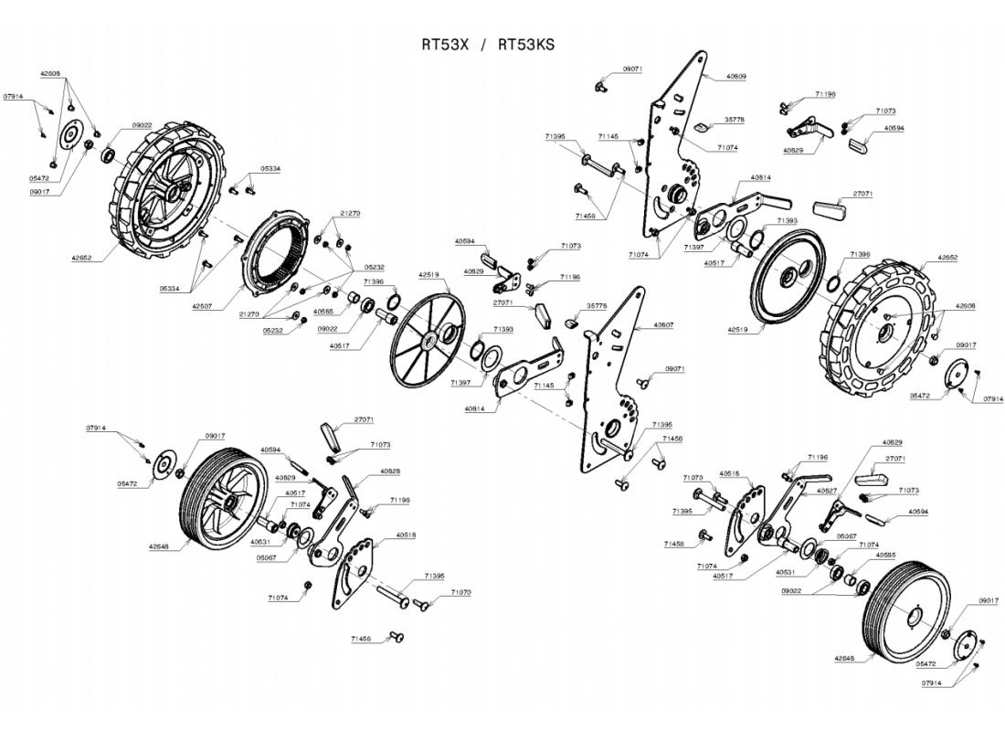 3 - CARTER-ROUES-HAUTEUR DE COUPE | RT53X