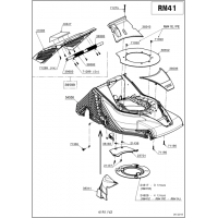 Pièces détachées CARCASSE RM41B OUTILS WOLF - MSSHOP