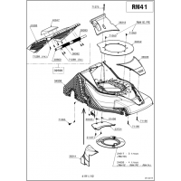 Pièces détachées CARCASSE RM41E OUTILS WOLF - MSSHOP