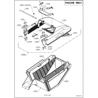 Pièces détachées PANIER RM41E OUTILS WOLF - MSSHOP