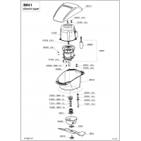 Pièces détachées MOTEUR RM41PE OUTILS WOLF - MSSHOP