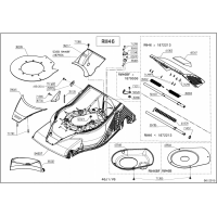 Pièces détachées CARCASSE RM46B OUTILS WOLF - MSSHOP