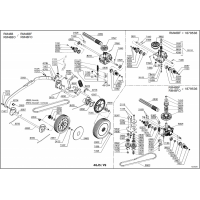 Pièces détachées ROUES-HAUTEUR DE COUPE RM46BF OUTILS WOLF