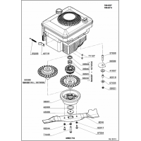 Pièces détachées MOTEUR RM46BF OUTILS WOLF - MSSHOP