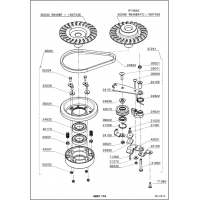 Pièces détachées FREIN DE LAME RM46BF OUTILS WOLF - MSSHOP