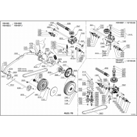 Pièces détachées ROUES-HAUTEUR DE COUPE RM46BO OUTILS WOLF